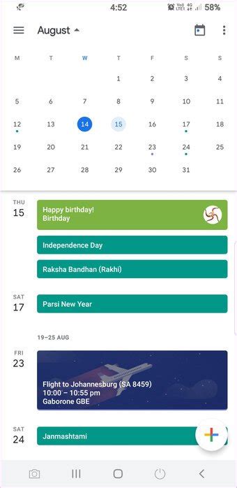 Google Calendar Vs Samsung Calendar